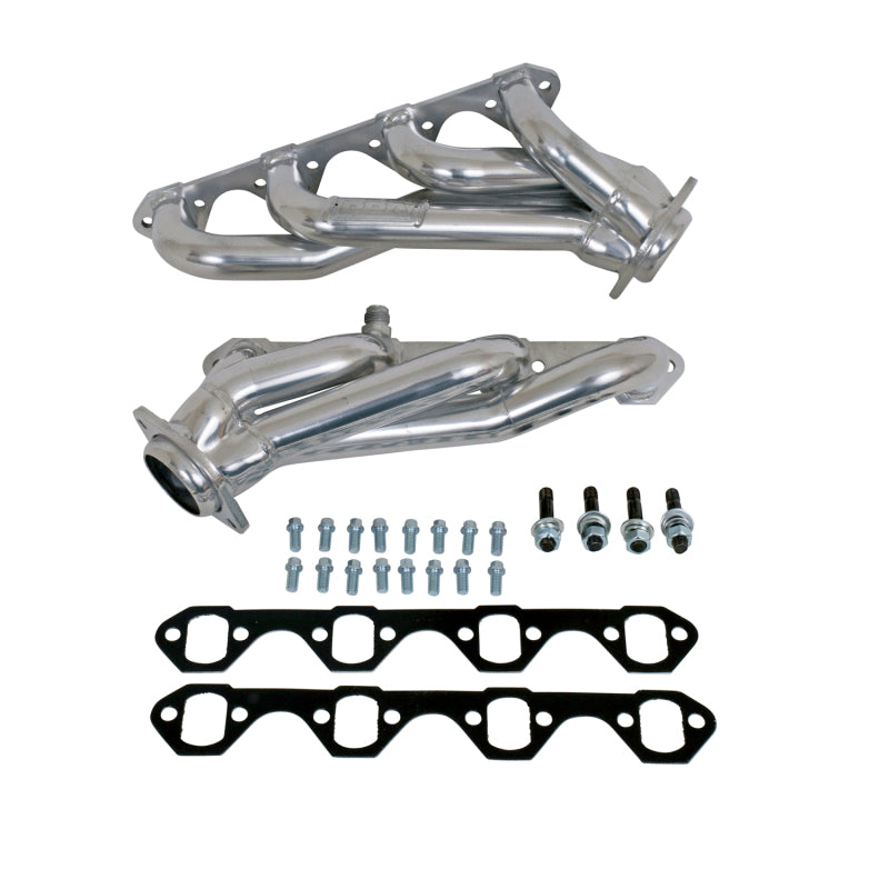 BBK 94-95 Mustang 5.0 Shorty Unequal Length Exhaust Headers - 1-5/8 Silver Ceramic 15250