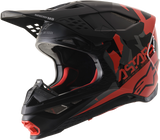 ALPINESTARS Supertech M8 Helmet - Echo - MIPS® - Black/Red/Gloss - Small 8302621-1116-SM