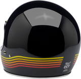 BILTWELL Gringo Helmet - Gloss Black Spectrum - XS 1002-536-101