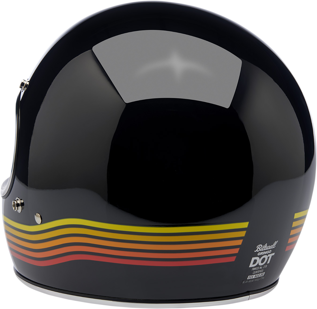 BILTWELL Gringo Helmet - Gloss Black Spectrum - XL 1002-536-105