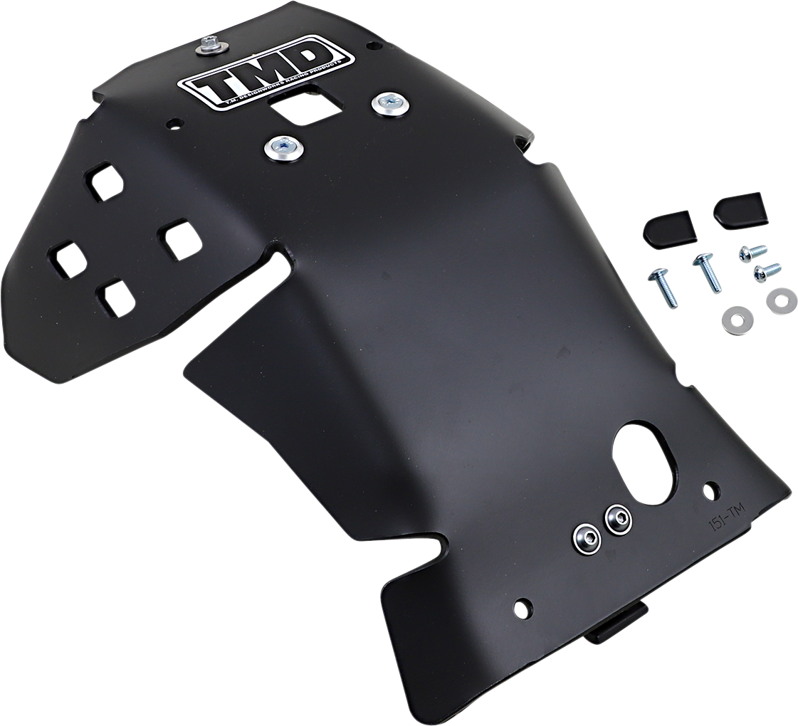 T.M. DESIGNWORKS Skid Plate - Black - Gas Gas | Husqvarna | KTM KTMC-352-BK