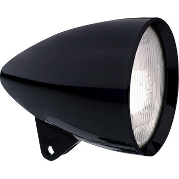 HEADWINDS Headlight Housing - 4-1/2" - Bradley Concours Rocket - Gloss Black 1-4800ZA
