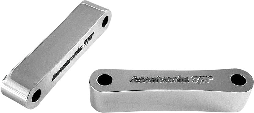 ACCUTRONIX Smooth Fender Spacers 49mmx7/16" Chrome TFS49-SF7/16C