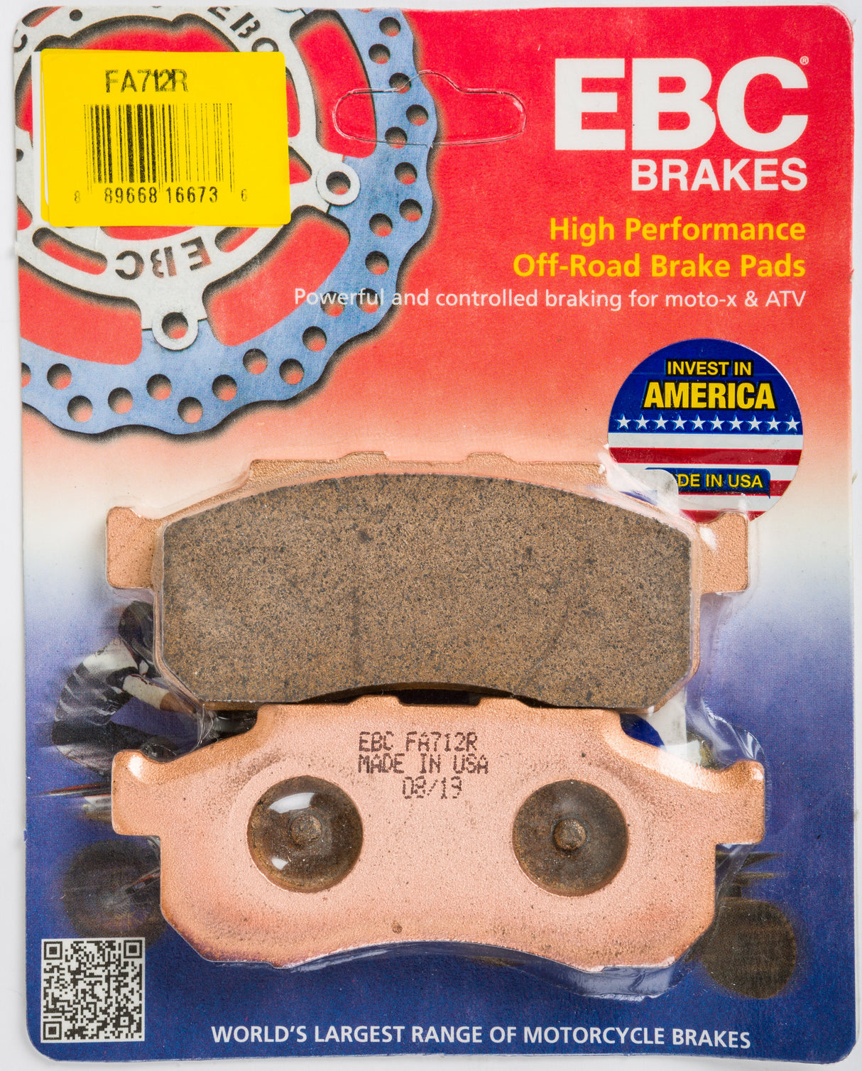 EBC Brake Pads Fa712r Sintered R Series FA712R