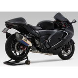 Yoshimura Japan Machine Bent R-11Sq R Titanium Cyclone Dual Bke cover Exhaust For Hayabusa 22-25 110-592-A16G0