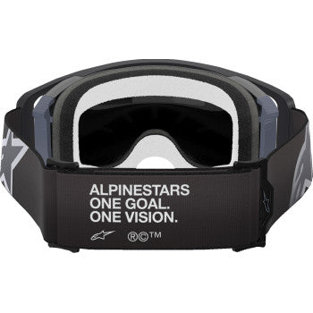 ALPINESTARS GOGGLES Supertech Goggle - Corp - Black/Gray - ABS Vision - Silver Mirror  5100325-1513