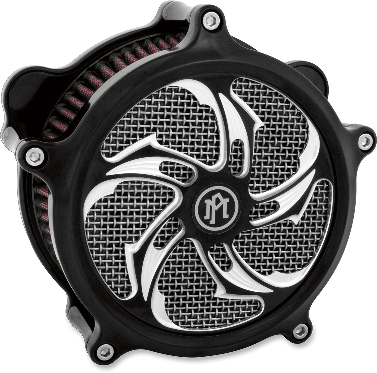 PERFORMANCE MACHINE (PM) Rival Air Cleaner Insert - Black 0206-2010RVL-BM