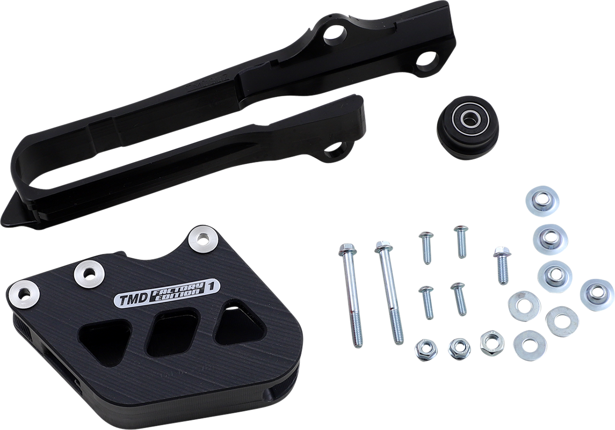 T.M. DESIGNWORKS Chain Guide/Slider - Suzuki - Black SCP-OR1-BK