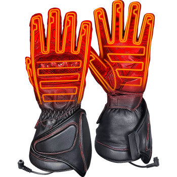 GERBING HEATED CLOTHING 12 V Extreme Hard Knuckle Heated Gloves - Black - 2XL GEREXGL12BXXL