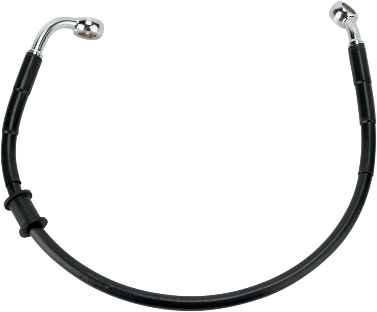 DRAG SPECIALTIES Brake Line - Rear - Black 660111-BLK