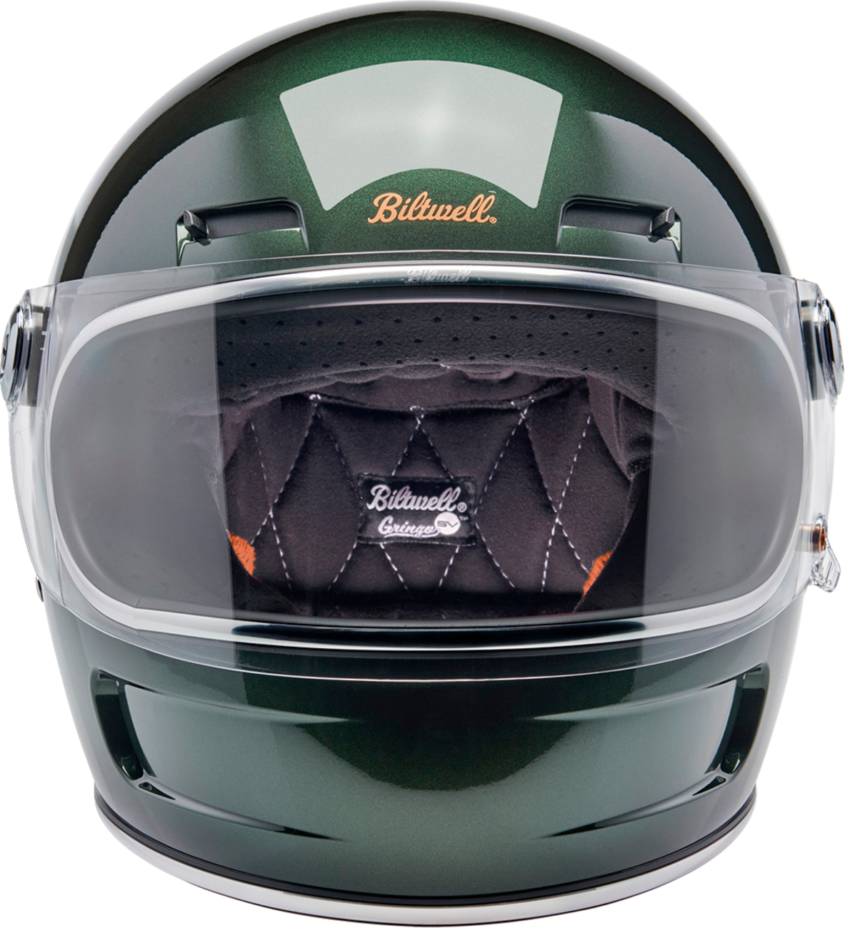 BILTWELL Gringo SV Helmet - Metallic Sierra Green - Small 1006-324-502