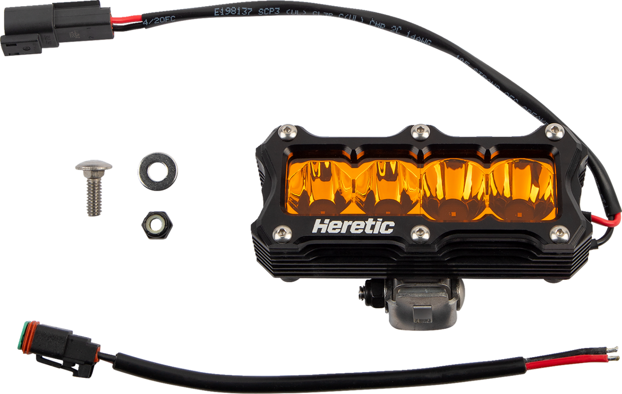 HERETIC Light Bar Combo - 4" - Amber 50415