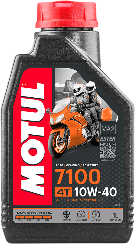 MOTUL 7100 4T Synthetic Oil - 10W-40 - 1L 104091