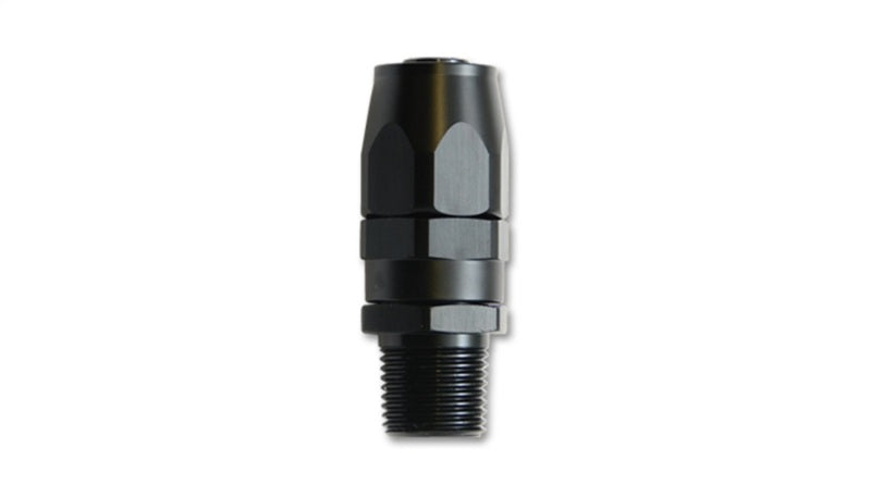 Vibrant -10AN Male NPT Straight Hose End Fitting - 1/2 NPT 26007