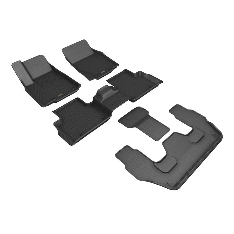 3D Maxpider 22-24 Jeep Grand Cherokee (Wl) L 6-Seat Kagu Black R1 R2 R3