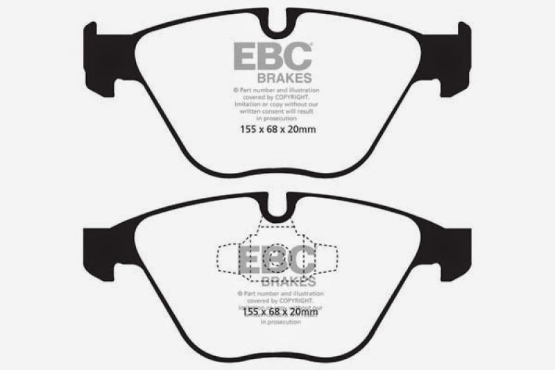 EBC 13+ BMW X1 2.0 Turbo (28i) Redstuff Front Brake Pads DP31512C