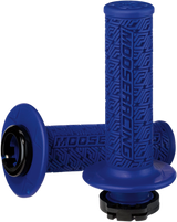 MOOSE RACING Grips - Lock-On - Blue/Black B36MRU-B