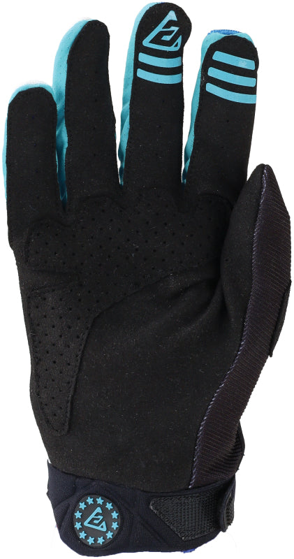 Answer 25 Peak Flo Gloves Black/Blue/White - XS 442788