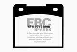 EBC 66-68 Volvo 140 1.8 Redstuff Rear Brake Pads DP3114C