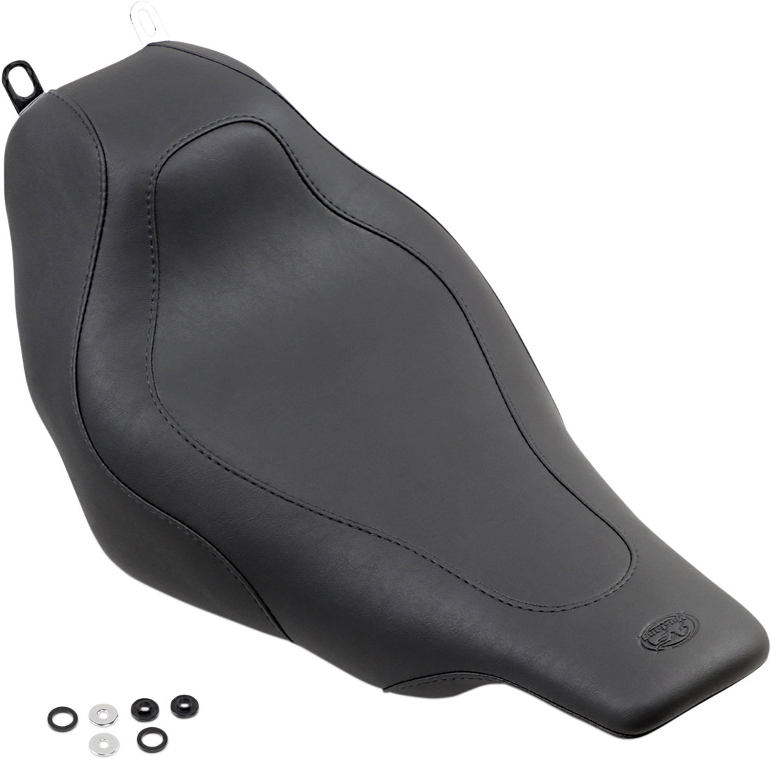 MUSTANG Seat - Tripper Solo - without Backrest - Stitched - Black - FLT 76457