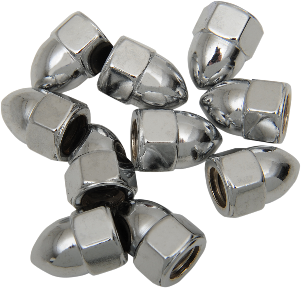 DRAG SPECIALTIES Nut - Acorn - Chrome - 5/16"-24 MPB106