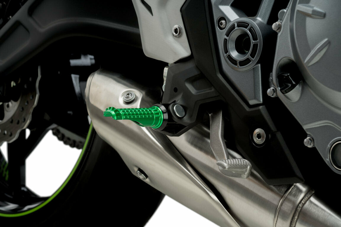 PUIG Footpegs R-Fighter Green 9192V