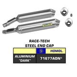 Arrow Aprilia Rsv 1000 R '04/05-Tuono 1000 '06 Aluminium Black Silencer 71677aon