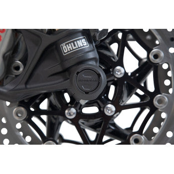 SW-MOTECH Axle Sliders - Front - Set - Triumph/Yamaha/Royal Enfield STP.11.176.10001/B