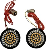 CUSTOM DYNAMICS Bullet Rear Turn Signal 1156 - Amber Lens GEN-4-AR2-1156