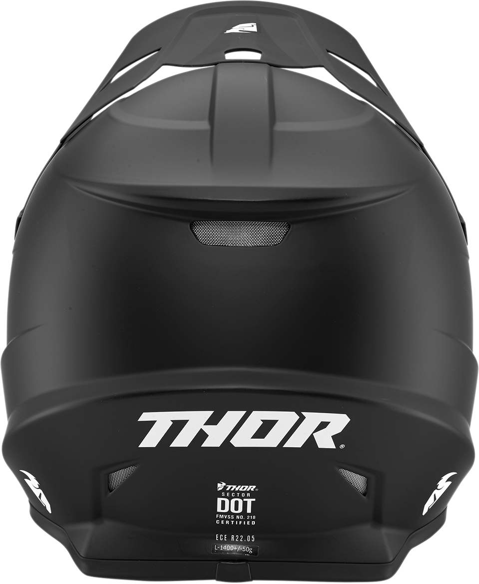 THOR Sector Helmet - Blackout - Medium 0110-5570