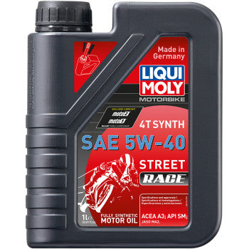 LIQUI MOLY Street Race Synthetic 4T Oil - 5W-40 - 1L 20074