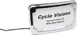 CYCLE VISIONS License Plate Frame - Chrome CV4641