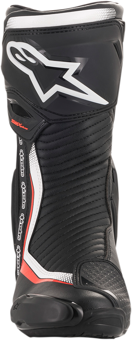 ALPINESTARS SMX+ Boots - Black/White/Red Fluorescent - US 12 / EU 47 2221019-1231-47