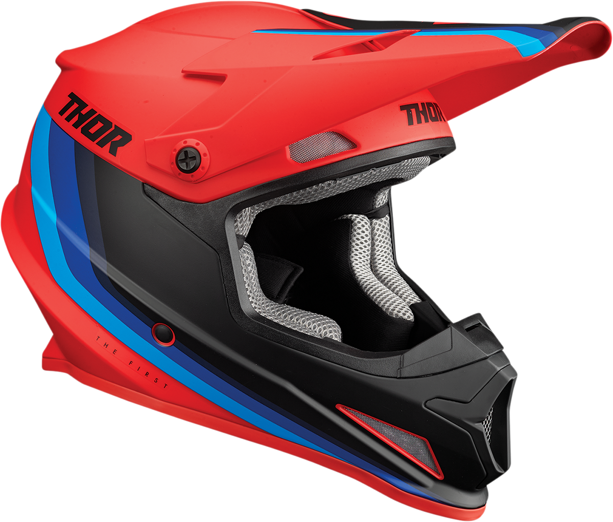 THOR Sector Helmet - Runner - MIPS - Red/Blue - Large 0110-7299