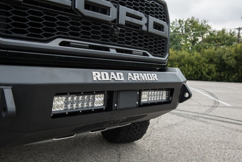 Road Armor 17-20 Ford Raptor Stealth Front Non-Winch Bumper - Tex Blk