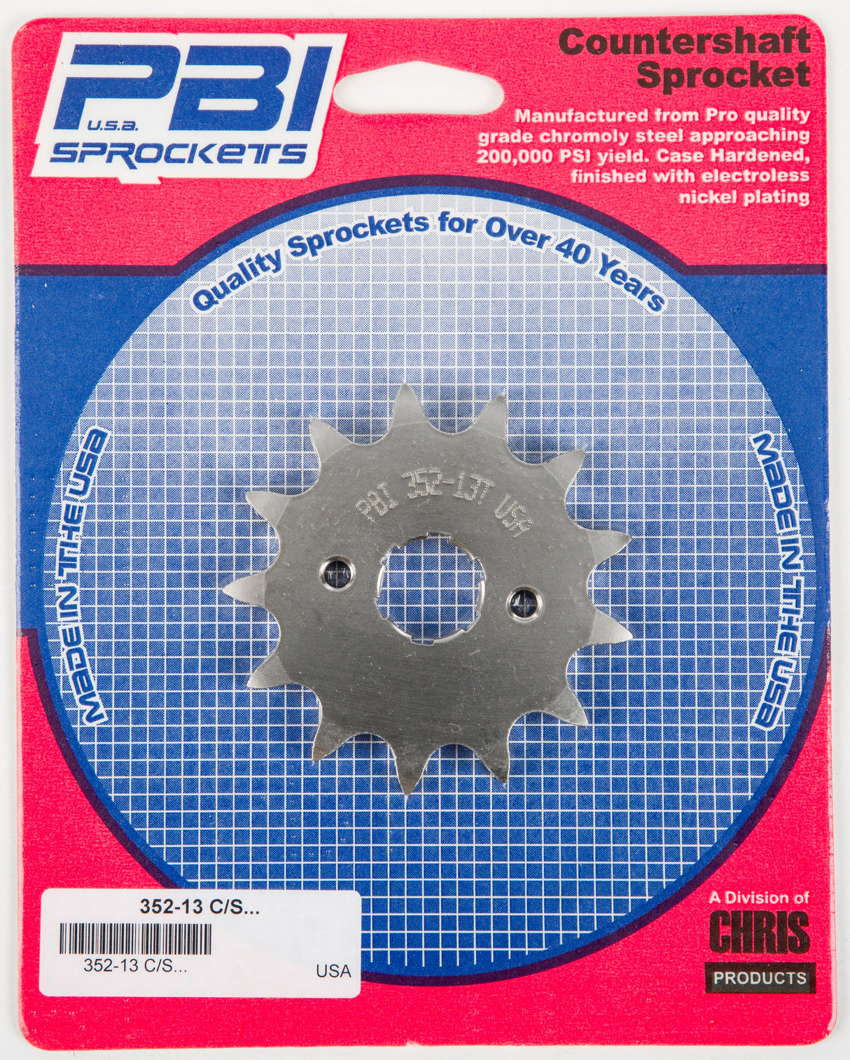 PBIFront Cs Sprocket Steel 13t-520 Hon/Yam352-13