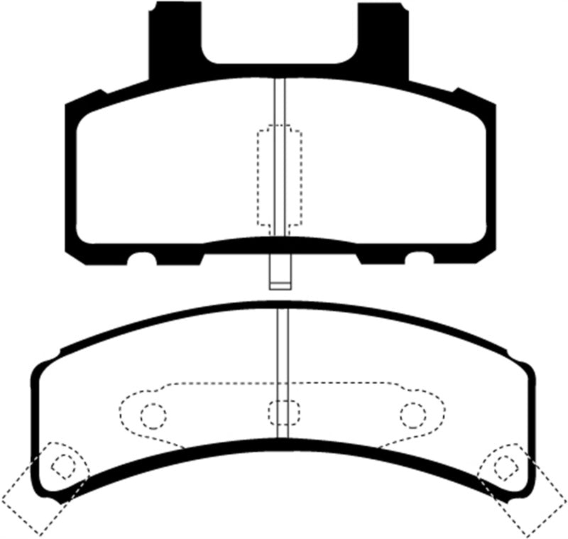 EBC 99-01 Cadillac Escalade 5.7 Greenstuff Front Brake Pads DP61273