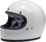 BILTWELL Gringo Helmet - Gloss White - Medium 1002-517-103