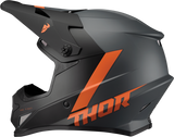 THOR Sector Helmet - Chev - Charcoal/Orange - Small 0110-7337