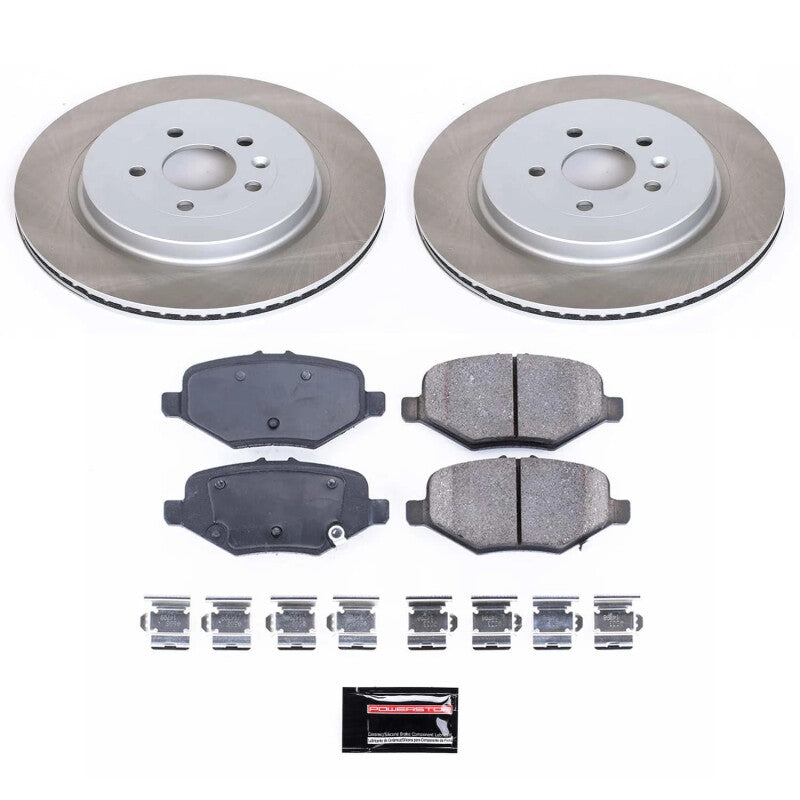 Power Stop 13-19 Lincoln MKT Rear Semi-Coated Rotor Kit