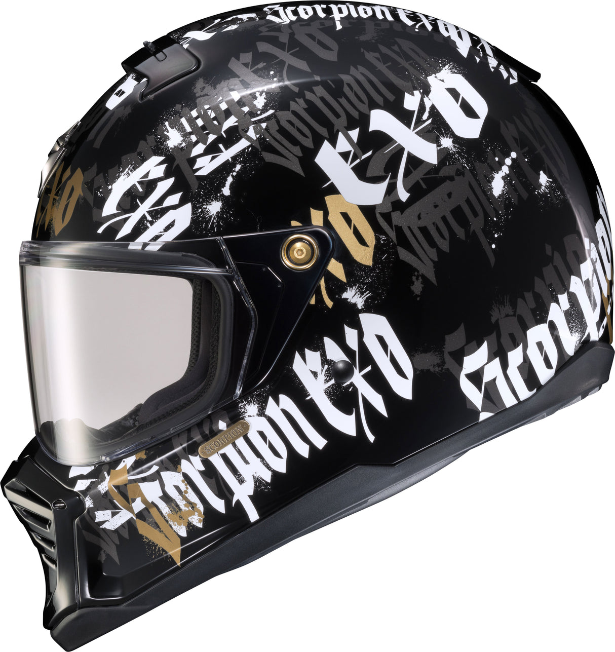 SCORPION EXO Exo-Hx1 Full-Face Helmet Blackletter 2x HX1-2017