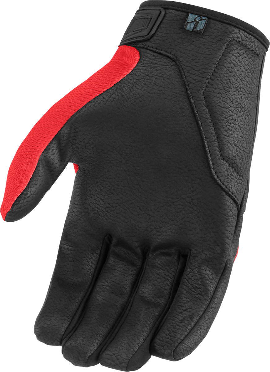 ICON Hooligan™ CE Gloves - Red - Small 3301-4384