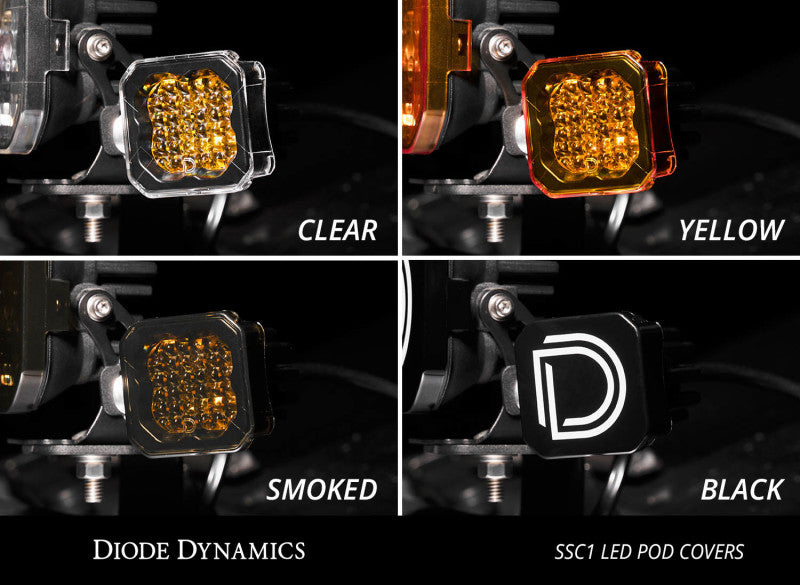 Diode Dynamics Stage Series C1 LED Pod Cover - Yellow Each