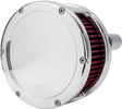 FEULING OIL PUMP CORP. Air Cleaner - BA Series - Chrome - Solid Cover - Red - M8 5437