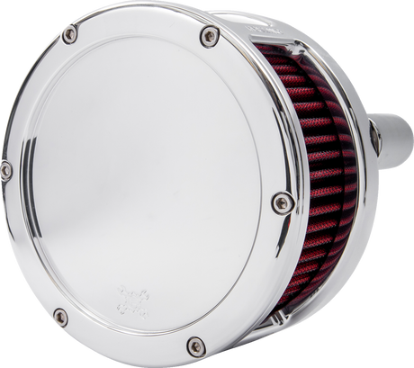 FEULING OIL PUMP CORP. Air Cleaner - BA Series - Chrome - Solid Cover - Red - M8 5437