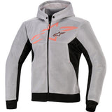 ALPINESTARS Chrome Super Airflow Hoodie - Black/Mid Gray/Red Fluo - Large 4200226-1196-L