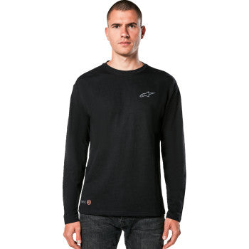 ALPINESTARS Inclinate Mesh Long-Sleeve T-Shirt - Black - Large 1214-73500-10-L