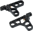 JOKER MACHINE Adjustable Serrated Footpegs - Black - XL 08-62-3B