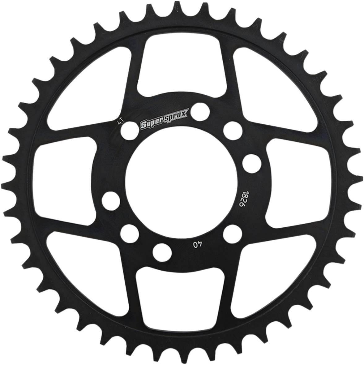 SUPERSPROX Steel Rear Sprocket - 40-Tooth RFE-1826-40-BLK