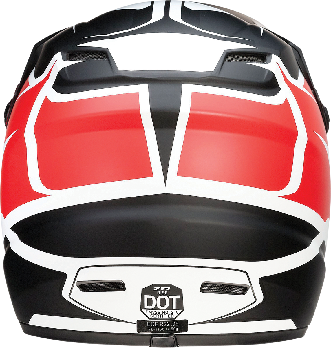 Z1R Youth Rise Helmet - Flame - Red - Large 0111-1447